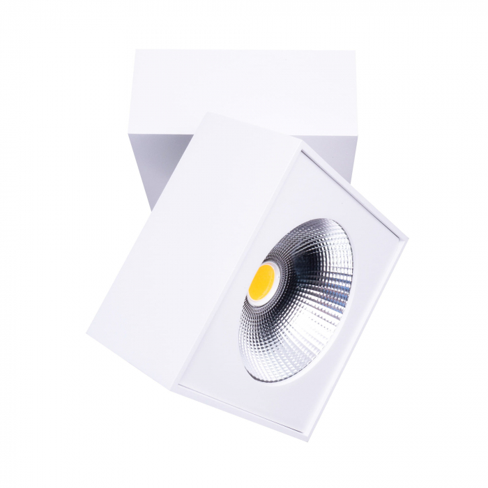 Spot LED alb ajustabil Harit 10x10x10 cm din metal, C0106 - Maxlight [3]