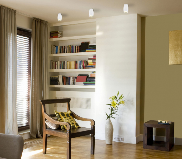 Spot alb aplicat Liraz Ø 7,5 cm din metal, C0158 - Maxlight [4]