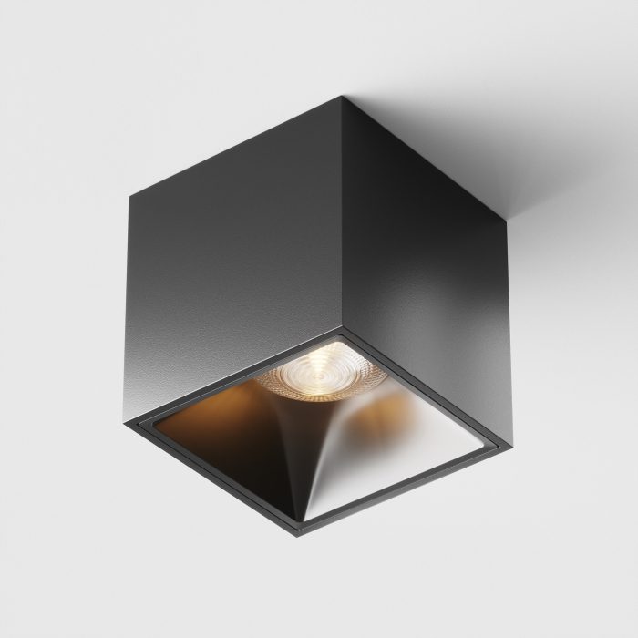 Plafonieră Alfa LED, Aluminiu și plastic Negru, 12W, MAYTONI C065CL-L12B3K-D [5]