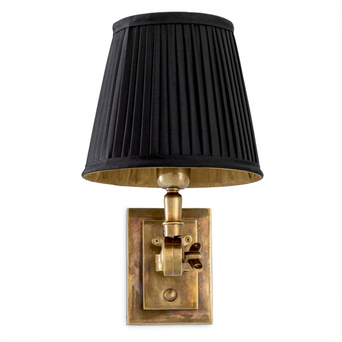   Aplica Wentworth Single bronz vintage inclus negru s 115948 EICHHOLTZ [2]