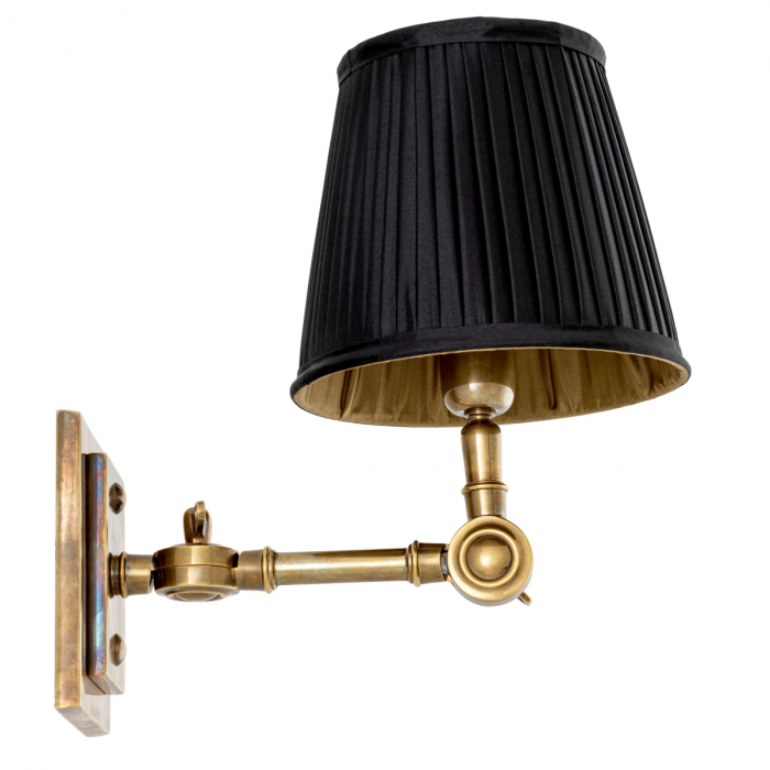   Aplica Wentworth Single bronz vintage inclus negru s 115948 EICHHOLTZ [3]