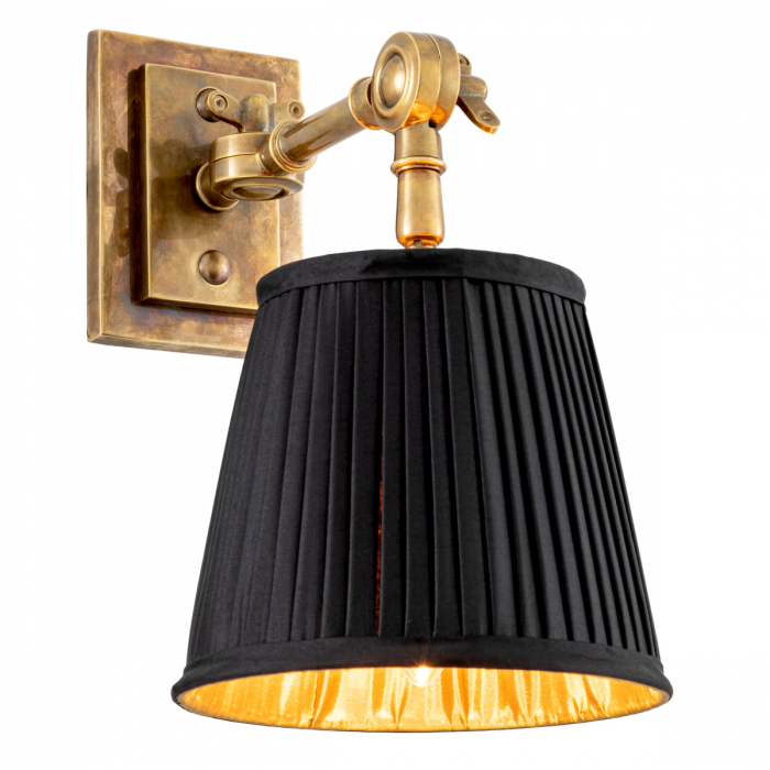   Aplica Wentworth Single bronz vintage inclus negru s 115948 EICHHOLTZ [4]