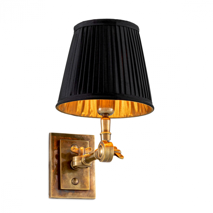   Aplica Wentworth Single bronz vintage inclus negru s 115948 EICHHOLTZ [1]