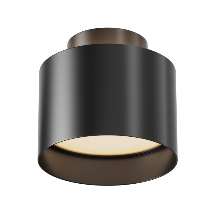 Plafoniera LED Planet C009CW-L12B, 12W, 500lm, lumina calda, IP20, neagra, Maytoni [1]