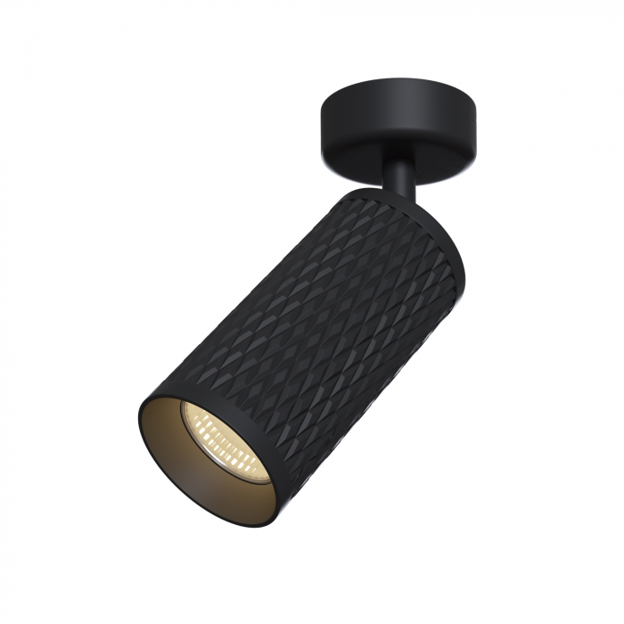 Plafoniera Focus Design C034CL-01B, 1xGU10, neagra, IP20, Maytoni [1]