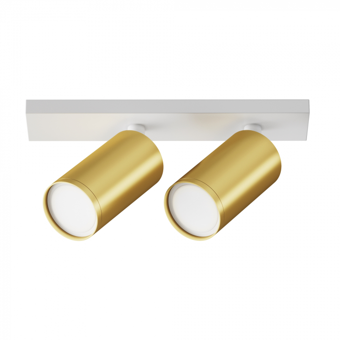 Plafoniera Focus C051CL-U-2WMG, 2xGU10, alba+aurie, IP20, Maytoni [2]