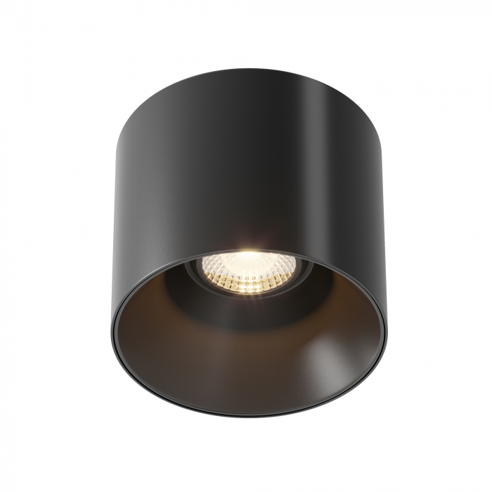 Plafoniera LED Alfa C064CL-01-15W3K-RD-B, 15W, 1200lm, lumina calda, IP20, neagra, Maytoni [1]