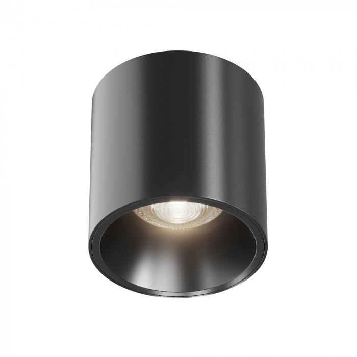Plafoniera LED Alfa C064CL-L12B4K, 12W, 900lm, lumina neutra, IP20, neagra, Maytoni [1]