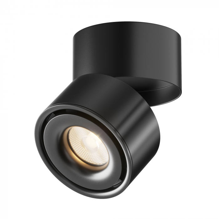 Plafoniera LED Yin C084CL-15W3K-B, 15W, 750lm, lumina calda, IP20, neagra, Maytoni [1]