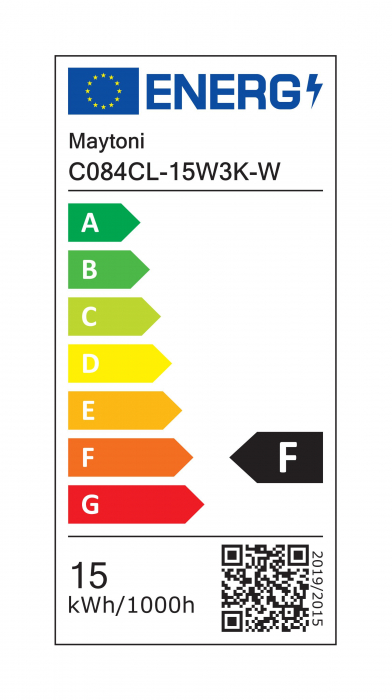 Plafoniera LED Yin C084CL-15W3K-W, 15W, 750lm, lumina calda, IP20, alba, Maytoni [3]