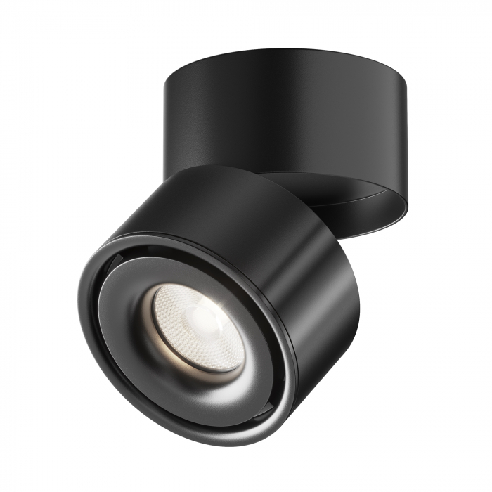 Plafoniera LED Yin C084CL-15W4K-B, 15W, 850lm, lumina neutra, IP20, neagra, Maytoni [1]