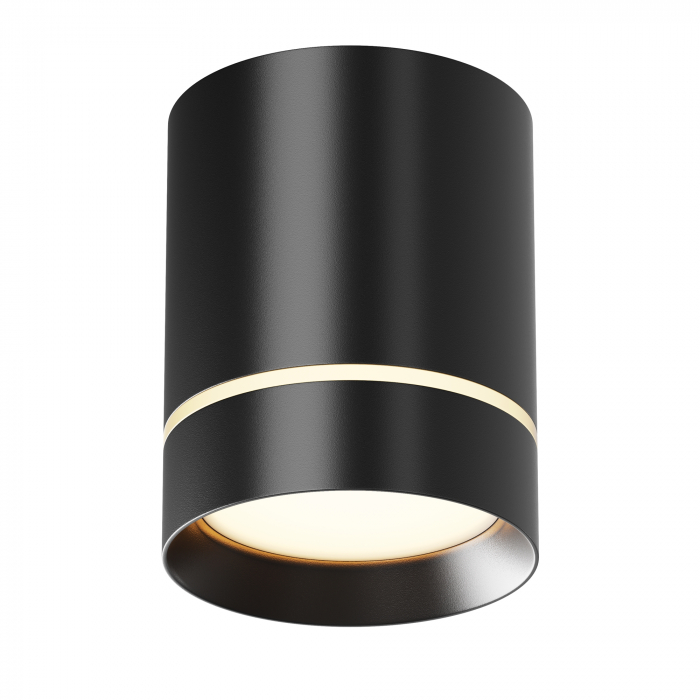 Plafoniera LED Orlo C085CL-9W3K-B, 9W, 250lm, lumina calda, IP20, neagra, Maytoni [1]