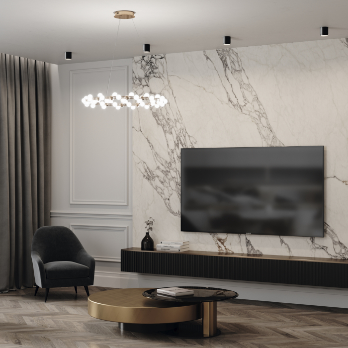 Plafoniera Polar C088CL-GX53-B, 1xGX53, neagra, IP20, Maytoni [2]
