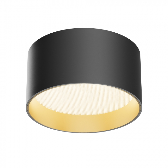 Plafoniera LED Vega C089CL-15W3K-BMG, 15W, 1020lm, lumina calda, IP20, neagra+aurie, Maytoni [1]