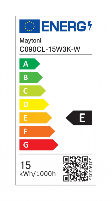 Plafoniera LED Hydra C090CL-15W3K-W, 15W, 1390lm, lumina calda, IP44, alba, Maytoni [3]