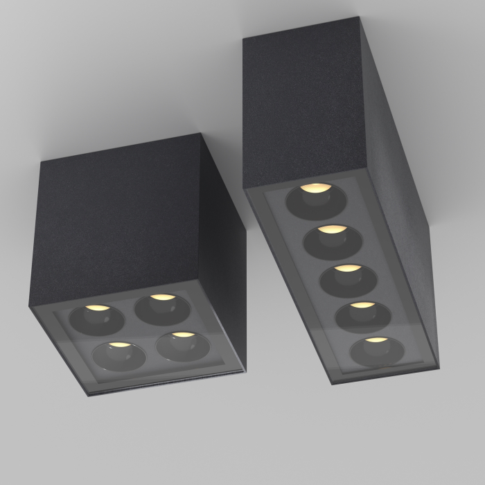 Plafonieră de exterior Ares, Metal și sticlă Grafit, 8W, MAYTONI O309CL-L8GF3K [4]