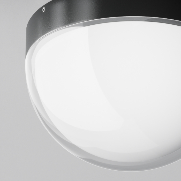 Plafonieră de exterior Mon, Aluminiu și plastic Grafit, 12W, MAYTONI O438CL-L12GF3K [8]