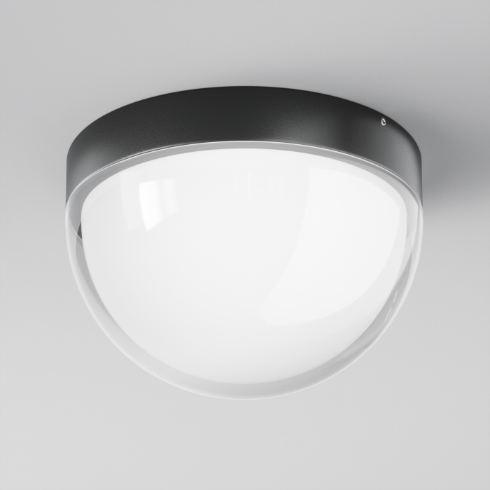 Plafonieră de exterior Mon, Aluminiu și plastic Grafit, 12W, MAYTONI O438CL-L12GF3K [6]