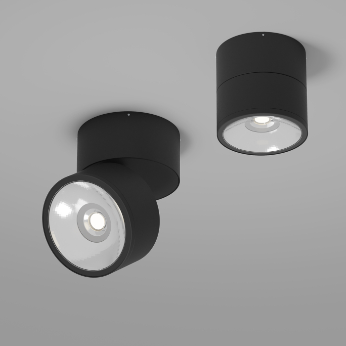 Plafonieră de exterior Spin, Metal și sticlă Grafit, 12W, MAYTONI O310CL-L12GF3K [4]