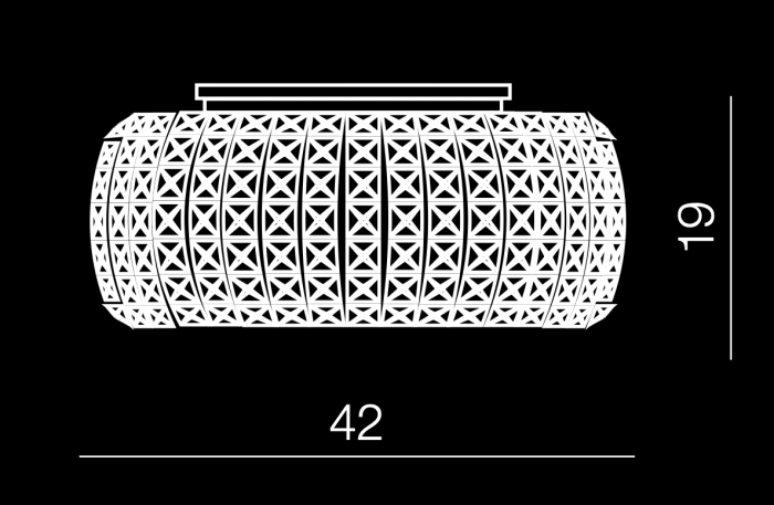 Plafoniera de lux cu cristale France, diverse dimensiuni, design modern, AZ 0519 - Azzardo [7]