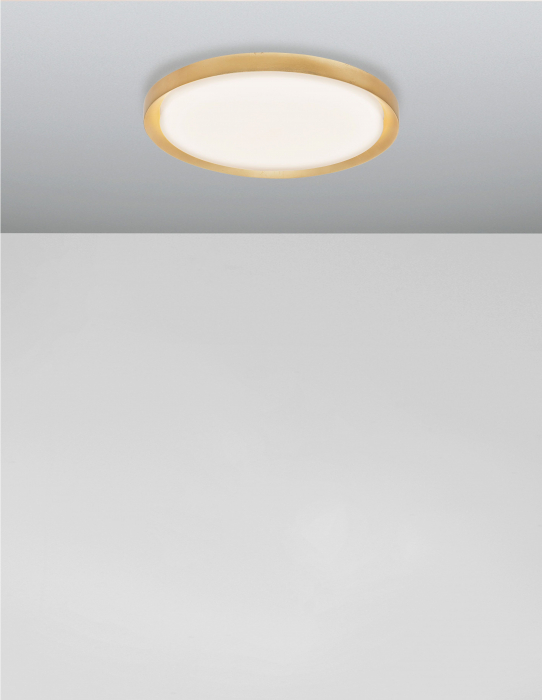 Plafoniera dimabila LED aurie/alba/neagra Berna Ø46/56 cm, metal si acril, design modern, 9053560 - Novaluce [3]