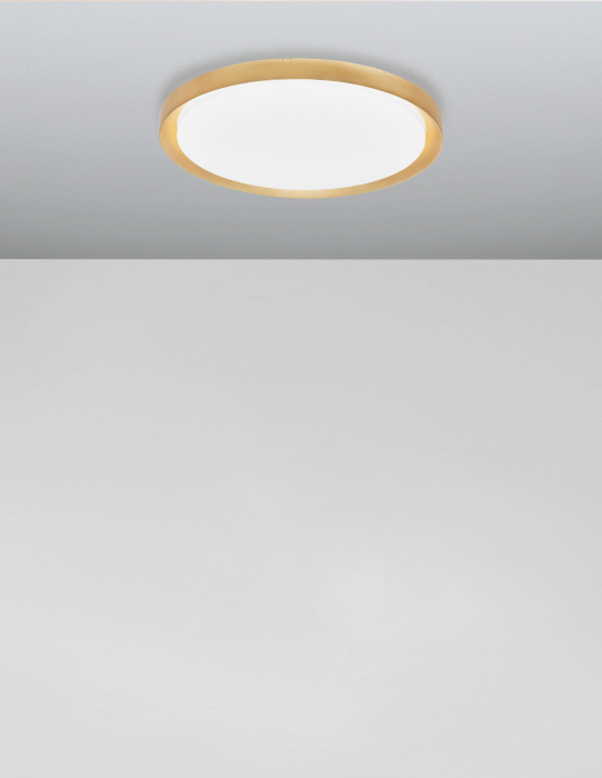 Plafoniera dimabila LED aurie/alba/neagra Berna Ø46/56 cm, metal si acril, design modern, 9053560 - Novaluce [2]