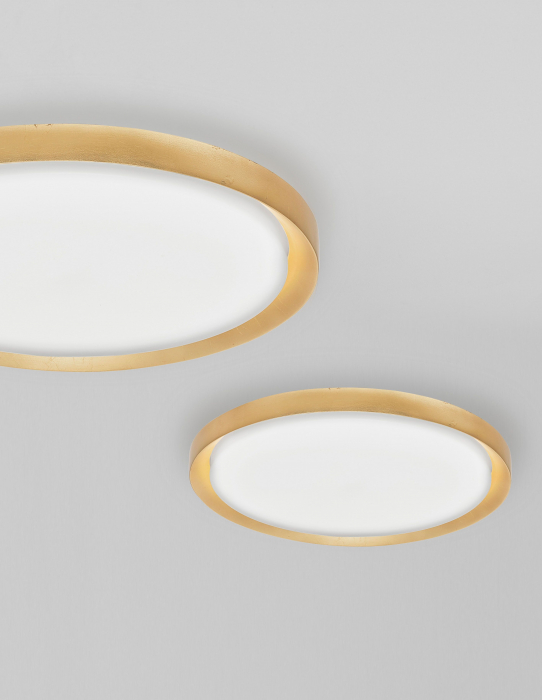 Plafoniera dimabila LED aurie/alba/neagra Berna Ø46/56 cm, metal si acril, design modern, 9053560 - Novaluce [5]