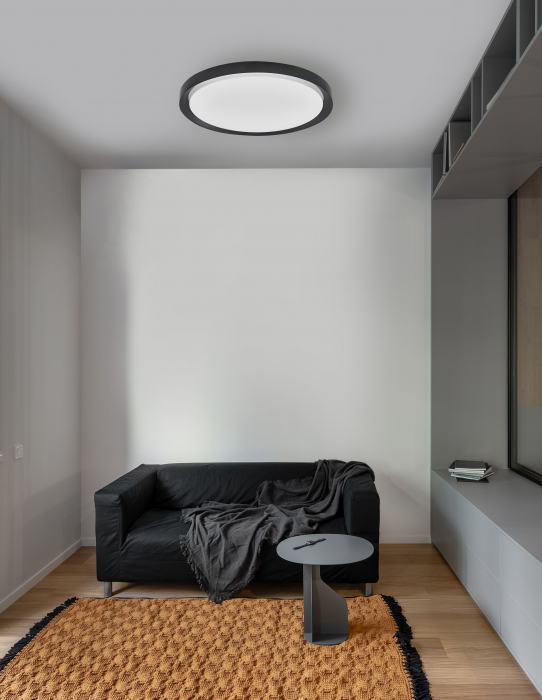 Plafoniera dimabila LED aurie/alba/neagra Berna Ø46/56 cm, metal si acril, design modern, 9053560 - Novaluce [22]