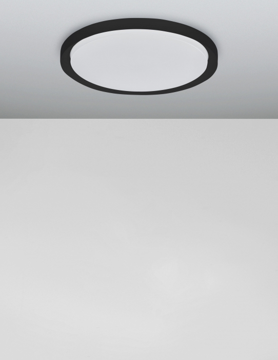 Plafoniera dimabila LED aurie/alba/neagra Berna Ø46/56 cm, metal si acril, design modern, 9053560 - Novaluce [18]