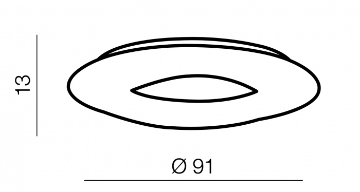 Plafoniera dimabila LED rotunda alba Glasco, divserse dimensiuni, acril/metal crom, AZ 2670 - Azzardo [6]