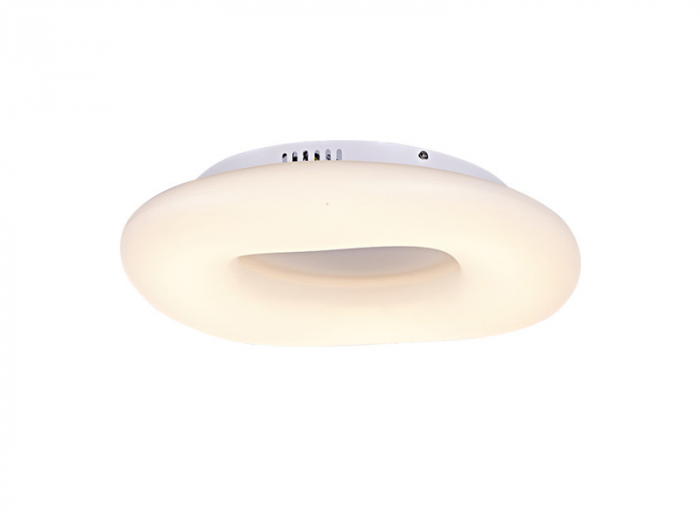 Plafoniera dimabila LED rotunda alba Glasco, divserse dimensiuni, acril/metal crom, AZ 2670 - Azzardo [2]