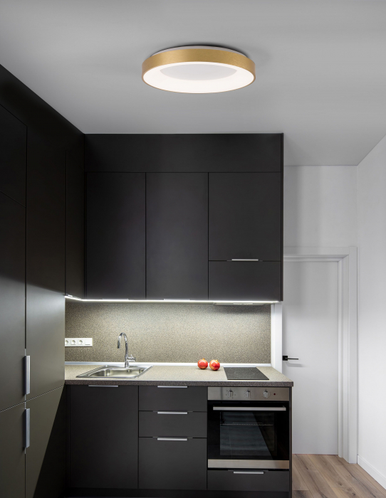 Plafoniera dimabila LED rotunda Rondo Slim Ø38/60 cm, argientie/aurie/maro/alba/neagra, 9353831 - Novaluce [32]