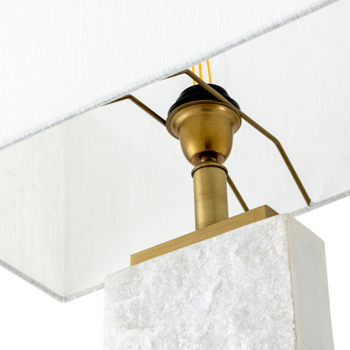   Lampă de podea Newton cu finisaj din alamă antică, inclusiv abajur 116460 EICHHOLTZ [5]