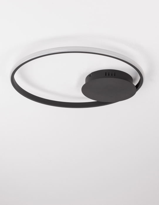 Plafoniera eleganta LED dimabila aurie/neagra/alba Rajma Ø50 cm, design minimalist, 9348071 - Novaluce [11]