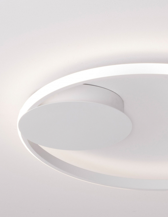 Plafoniera eleganta LED dimabila aurie/neagra/alba Rajma Ø50 cm, design minimalist, 9348071 - Novaluce [21]