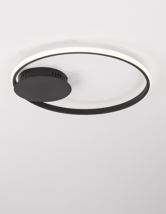 Plafoniera eleganta LED dimabila aurie/neagra/alba Rajma Ø50 cm, design minimalist, 9348071 - Novaluce [12]