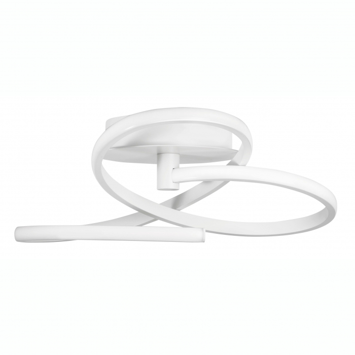 Plafoniera eleganta premium Loop aurie/alba Ø51 cm, forma bucla design modern, 1701101003 - Novaluce [5]
