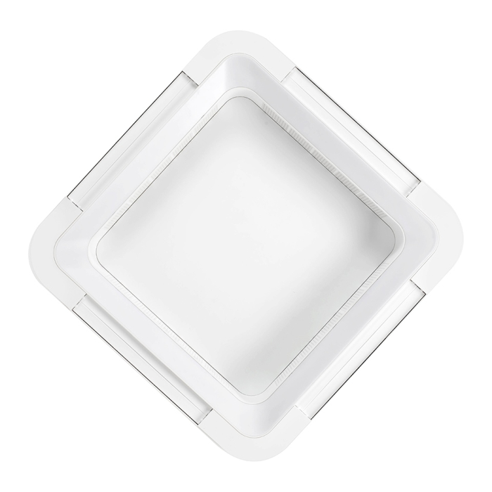 Plafonieră Fanlight 60x60x11 cm, Abs și Acril - Moosee [2]
