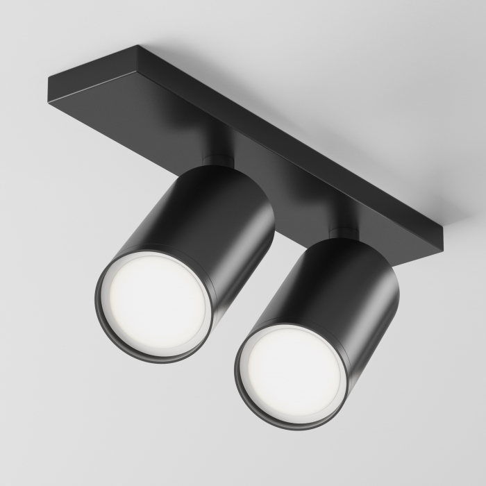 Plafoniera Focus C051CL-U-2B, 2xGU10, neagra, IP20, Maytoni [1]