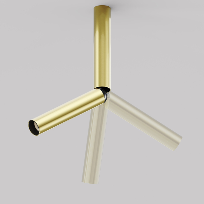 Plafonieră Focus T, Aluminiu Alamă, 6W, MAYTONI C142CL-6W3K-BS [9]