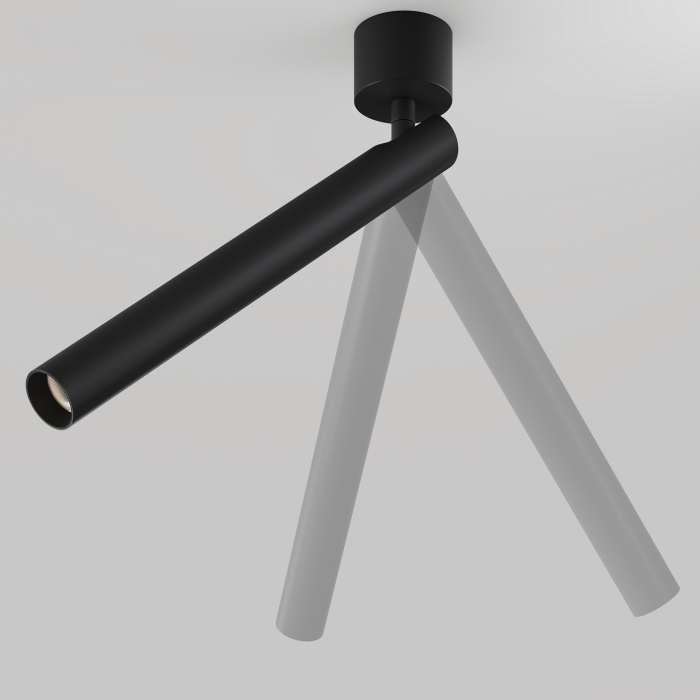 Plafonieră Focus T, Aluminiu Negru, 6W, MAYTONI C141CL-L300-6W3K-B [9]