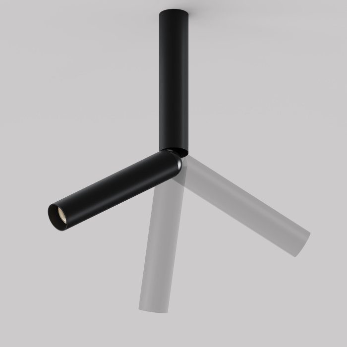 Plafonieră Focus T, Aluminiu Negru, 6W, MAYTONI C142CL-6W3K-B [10]