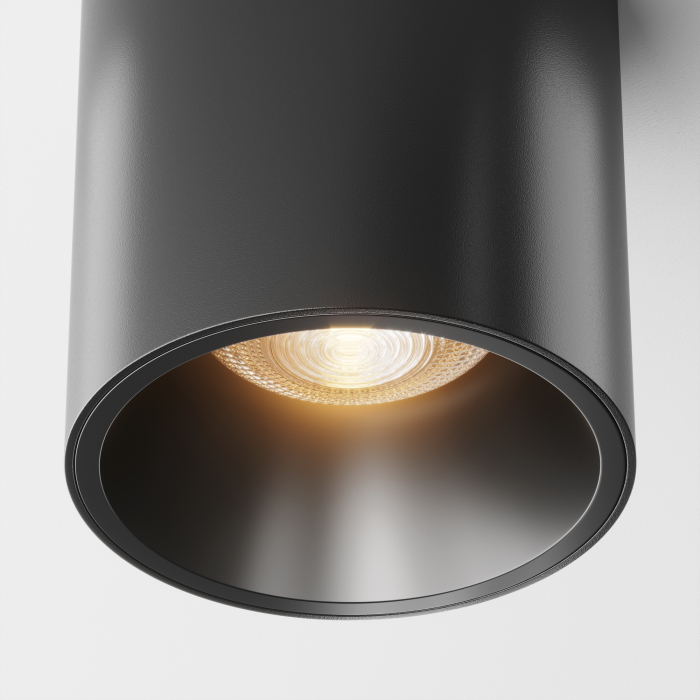Plafoniera LED Alfa C064CL-L12B3K-D, dimabila, 12W, 840lm, lumina calda, IP20, neagra, Maytoni [2]