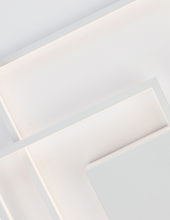 Plafoniera LED dimabila alba/neagra stil minimalist Aina 30/35 cm, forma doua patrate suprapuse, 9364035 - Novaluce [11]