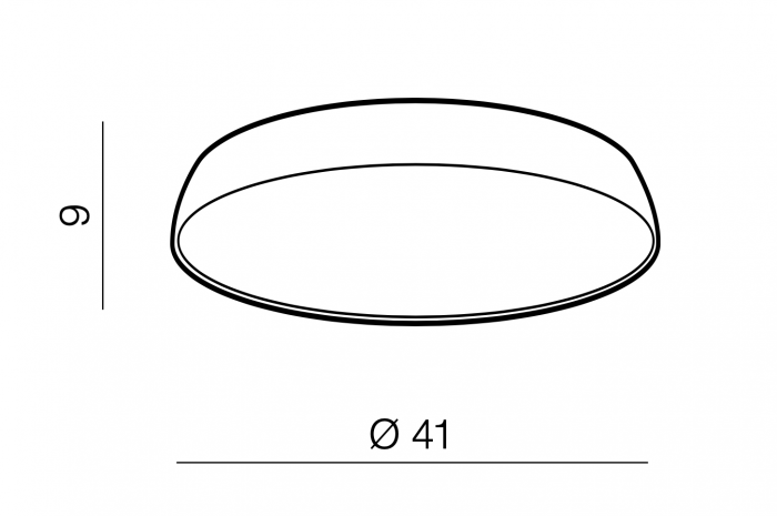 Plafoniera LED dimabila Hilm Ø 41/55 cm, alba/gri/neagra, 3000K/4000 K, design minimalist, AZ 2730 - Azzardo [4]
