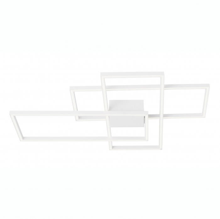 Plafoniera LED dimabila Shiri 90x67 cm alba/neagra/aurie, stil minimalist forma geometrica, 9508431 - Novaluce [9]