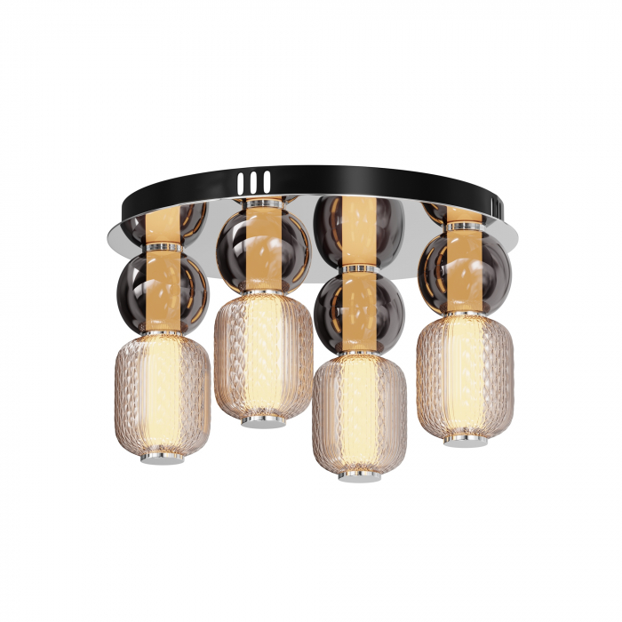 Plafoniera LED Drop MOD273CL-L60CH3K, 60W, 7000lm, lumina calda, IP20, crom, Maytoni [1]