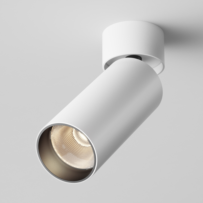 Plafoniera LED Focus C055CL-L12W3K-W-W, 12W, 900lm, lumina calda, IP20, alba, Maytoni [1]