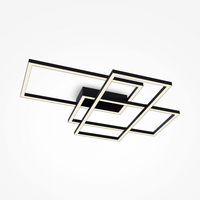 Plafoniera LED Line MOD015CL-L80B, 80W, 3900lm, lumina calda, IP20, neagra, Maytoni [1]