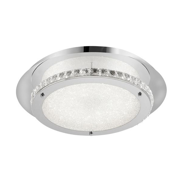 Plafoniera LED lux aurie/argintie rotunda Senia, Ø 50 cm, metal si cristal, 9361085 - Novaluce [5]
